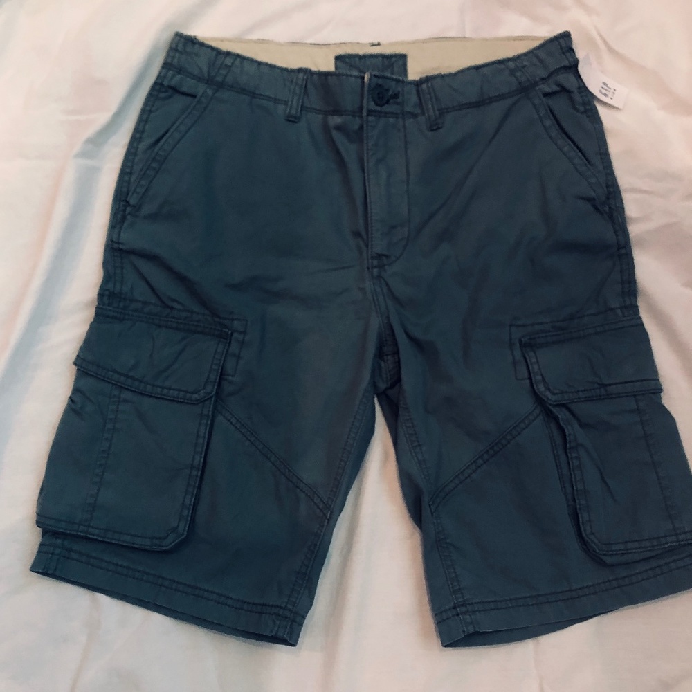 Army Green Cargo Shorts